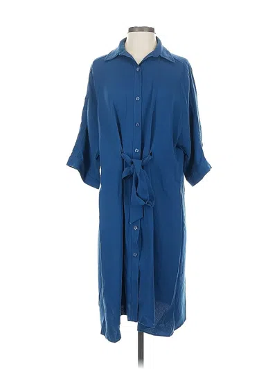 Pre-owned Trina Turk Casual Dress In Blue