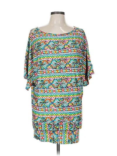 Pre-owned Trina Turk Casual Dress In Blue