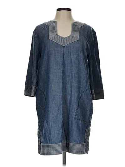 Pre-owned Trina Turk Casual Dress In Blue
