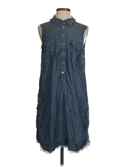 Pre-owned Trina Turk Casual Dress In Blue