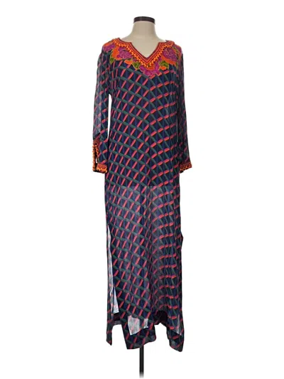 Pre-owned Trina Turk Casual Dress In Blue