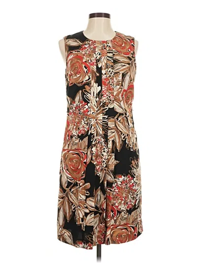 Pre-owned Trina Turk Casual Dress In Brown