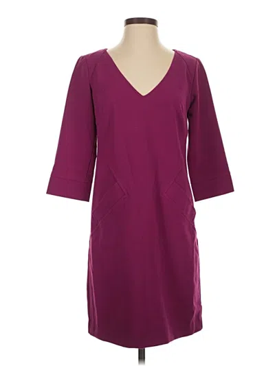 Pre-owned Trina Turk Casual Dress In Burgundy