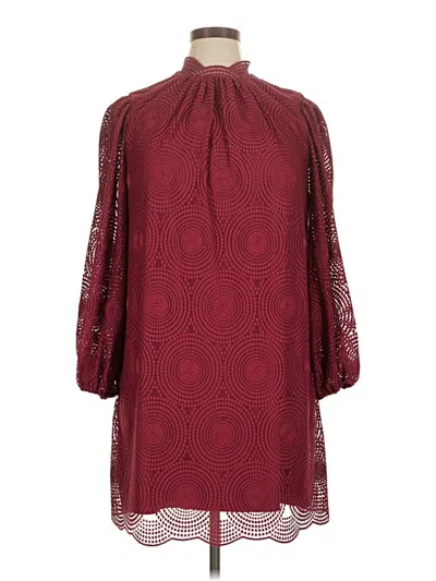 Pre-owned Trina Turk Casual Dress In Burgundy