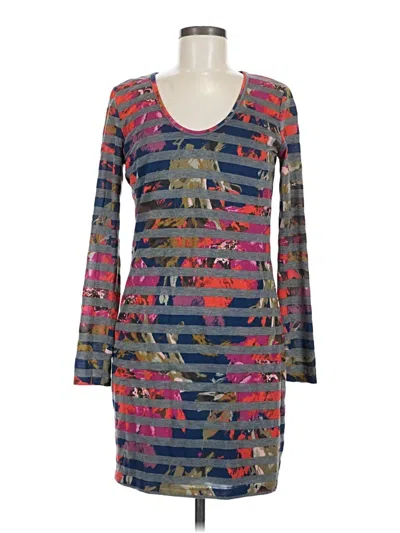 Pre-owned Trina Turk Casual Dress In Gray