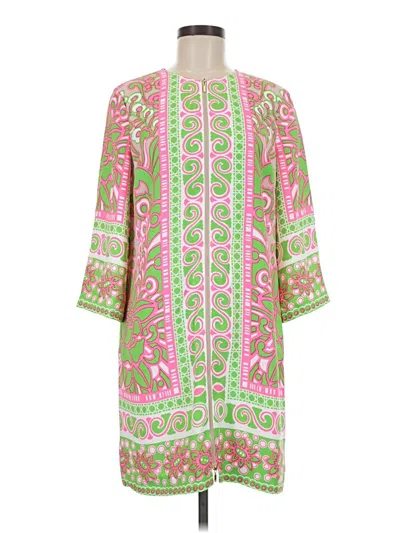 Pre-owned Trina Turk Casual Dress In Green