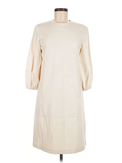 Pre-owned Trina Turk Casual Dress In White