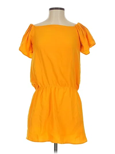 Pre-owned Trina Turk Casual Dress In Yellow