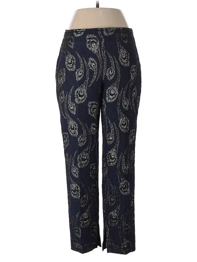 Pre-owned Trina Turk Casual Pants In Blue