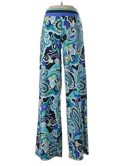 Pre-owned Trina Turk Casual Pants In Blue