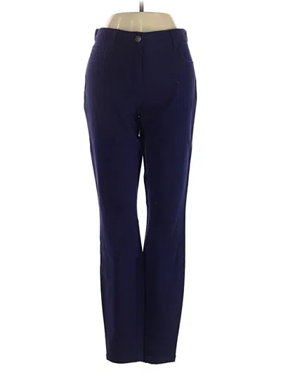 Pre-owned Trina Turk Casual Pants In Blue