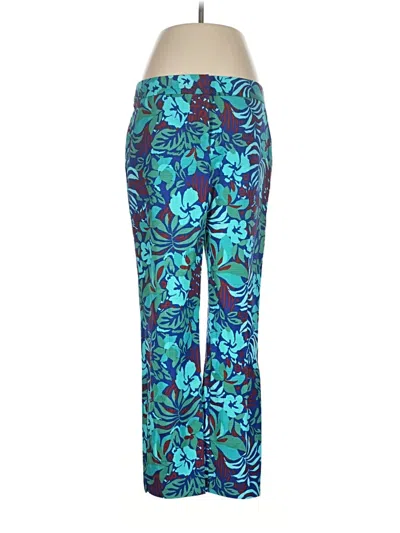 Pre-owned Trina Turk Casual Pants In Blue