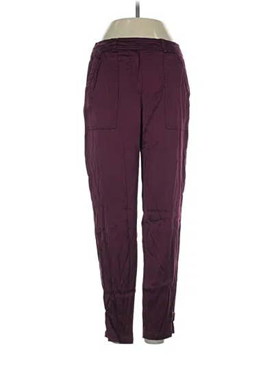Pre-owned Trina Turk Casual Pants In Burgundy