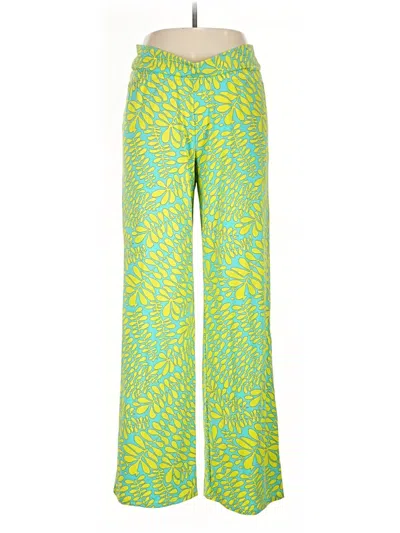 Pre-owned Trina Turk Casual Pants In Green