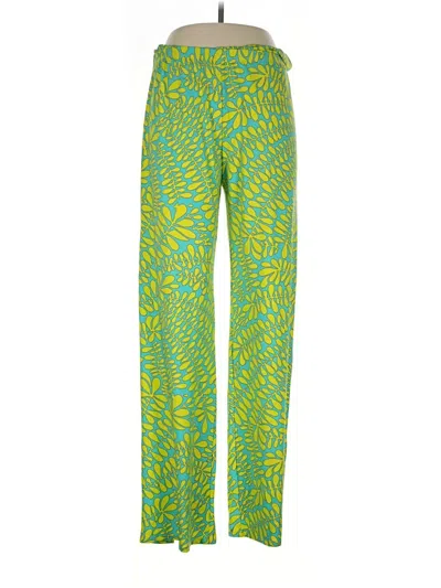Pre-owned Trina Turk Casual Pants In Green