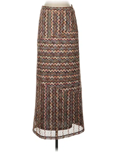 Pre-owned Trina Turk Casual Skirt In Brown