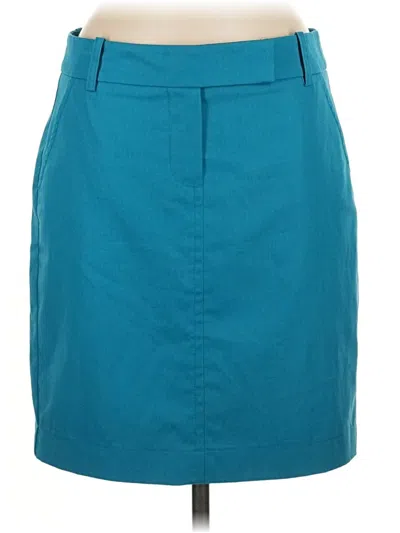 Pre-owned Trina Turk Casual Skirt In Teal