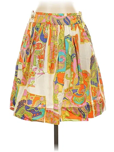 Pre-owned Trina Turk Casual Skirt In Yellow