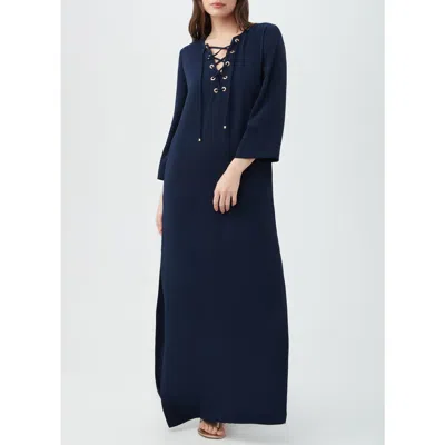 Trina Turk Catamaran Dress In Indigo