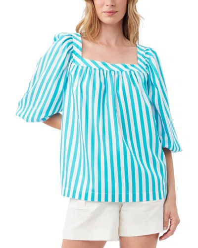 Trina Turk Caterola Top In Blue