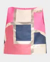 Trina Turk Cayley 2 Top In Multi