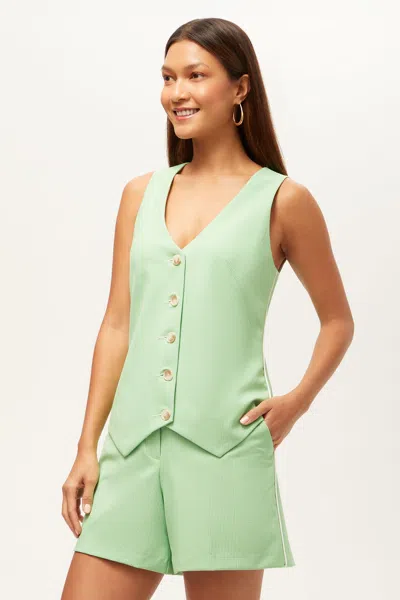 Trina Turk Challenge Vest Top In Green