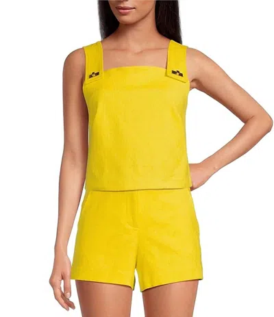 Trina Turk Cherrey Top In Yellow
