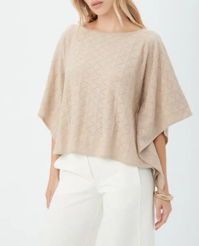 Trina Turk Chic Wrap 2 Sweater In Chai