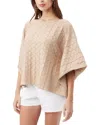 Trina Turk Chic Wrap 2 Sweater In Neutral