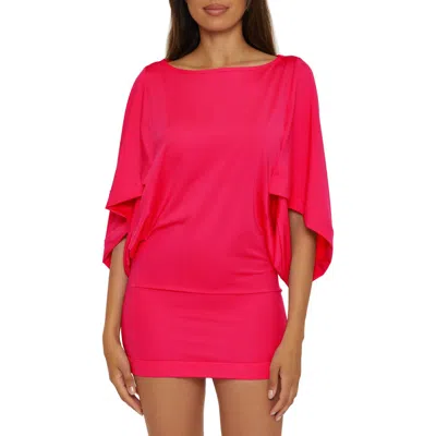 Trina Turk Classic Cover-up Tunic In Geranium