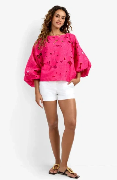 Trina Turk Coastal Top In Pink