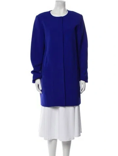 Pre-owned Trina Turk Coat In Blue