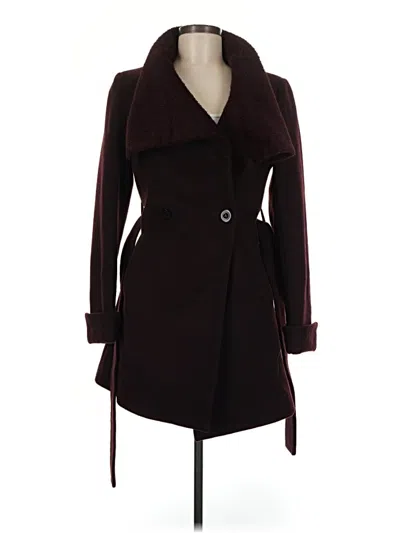 Pre-owned Trina Turk Coat In Burgundy