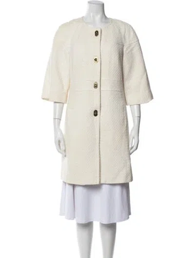 Pre-owned Trina Turk Coat In Neutral