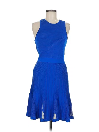 Pre-owned Trina Turk Cocktail Dress In Blue