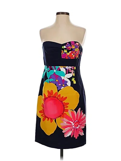 Pre-owned Trina Turk Cocktail Dress In Blue