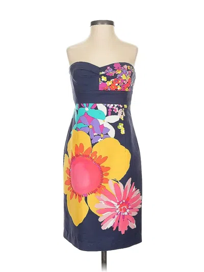 Pre-owned Trina Turk Cocktail Dress In Blue