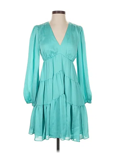 Pre-owned Trina Turk Cocktail Dress In Blue