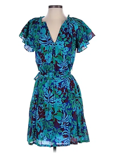 Pre-owned Trina Turk Cocktail Dress In Blue