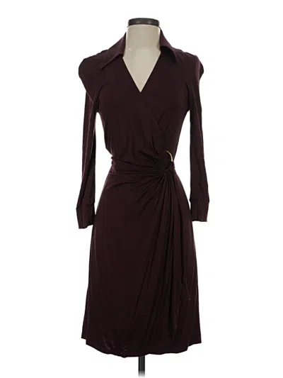 Pre-owned Trina Turk Cocktail Dress In Burgundy