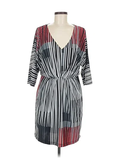 Pre-owned Trina Turk Cocktail Dress In Gray