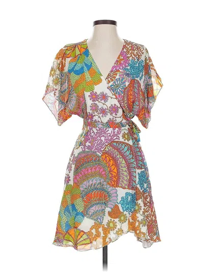 Pre-owned Trina Turk Cocktail Dress In Orange