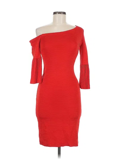 Pre-owned Trina Turk Cocktail Dress In Red