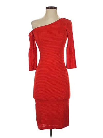 Pre-owned Trina Turk Cocktail Dress In Red