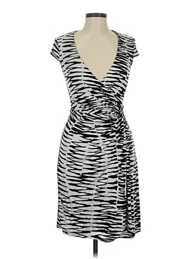Pre-owned Trina Turk Cocktail Dress In Silver