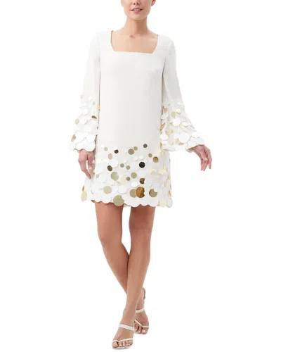 Trina Turk Colossal Shift Dress In White