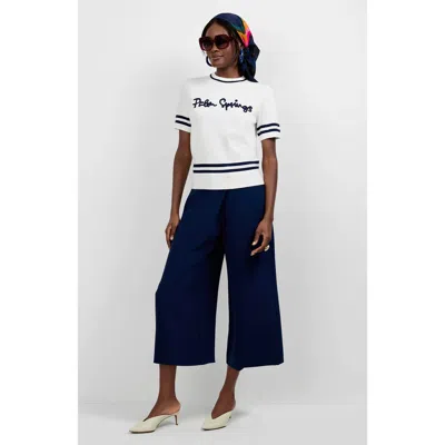 Trina Turk Conchetta Wide-leg Pant In Black