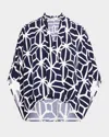 Trina Turk Concourse Draped Top In Multi