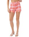 Trina Turk Corbin 2 Linen-blend Fringe Short