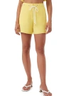 Trina Turk Corbin 2 Textured Cotton Short In Lavandou Lemon